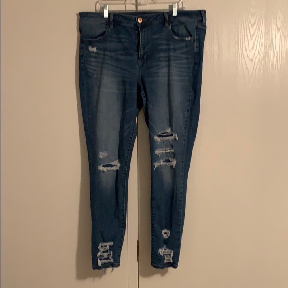 Destroyed Ladies Jeggings